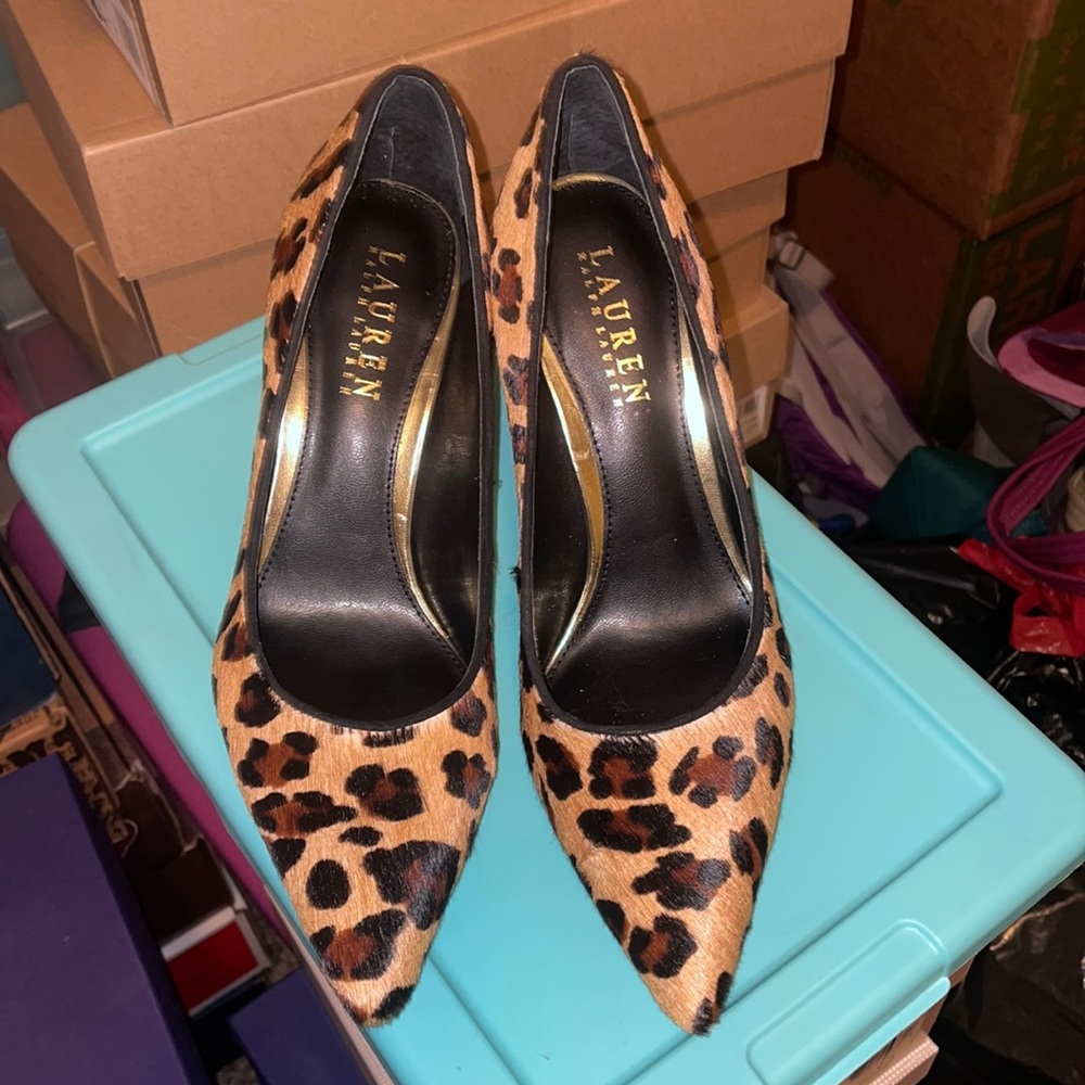 COPY - NWOT Ralph Lauren Leopard Heels